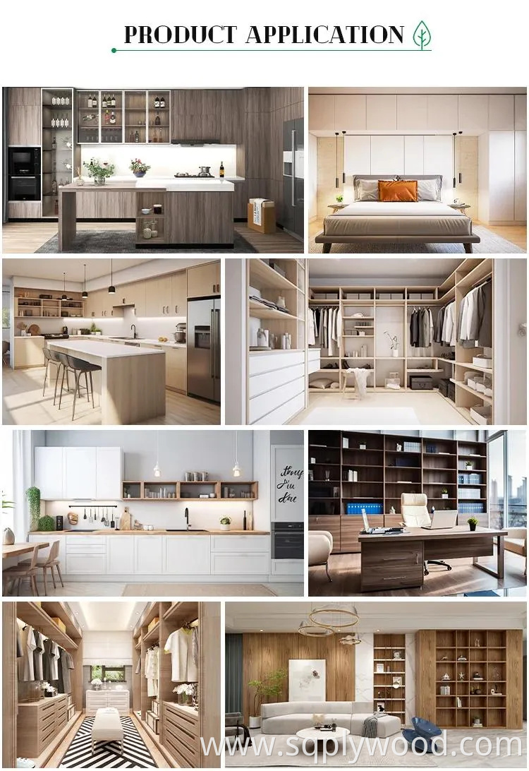 Plain/Laminated/Slot/UV/Veneer/Melamine MDF for Furniture